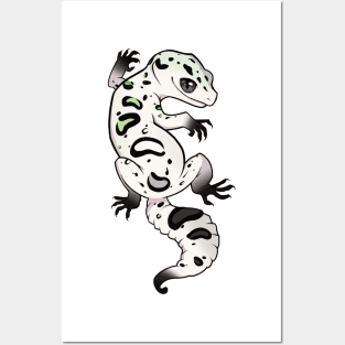 Aromantic Pride Leopard Gecko Posters and Art